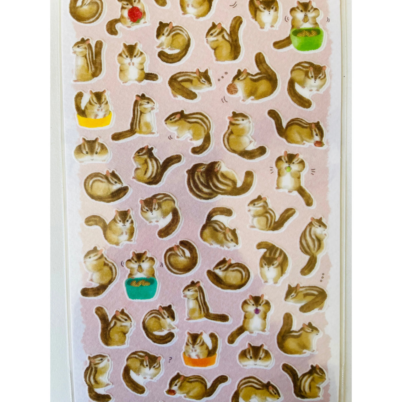 Japan Mind Wave Kawaii Chipmunks Stickers Sheet