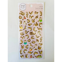 Japan Mind Wave Kawaii Chipmunks Stickers Sheet