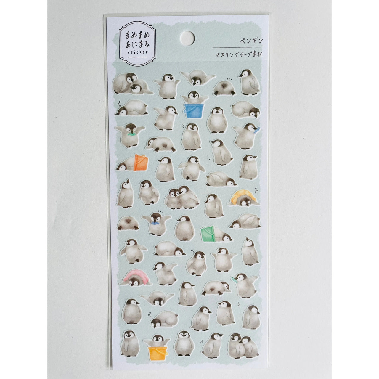 Japan Mind Wave Kawaii Penguins Stickers Sheet