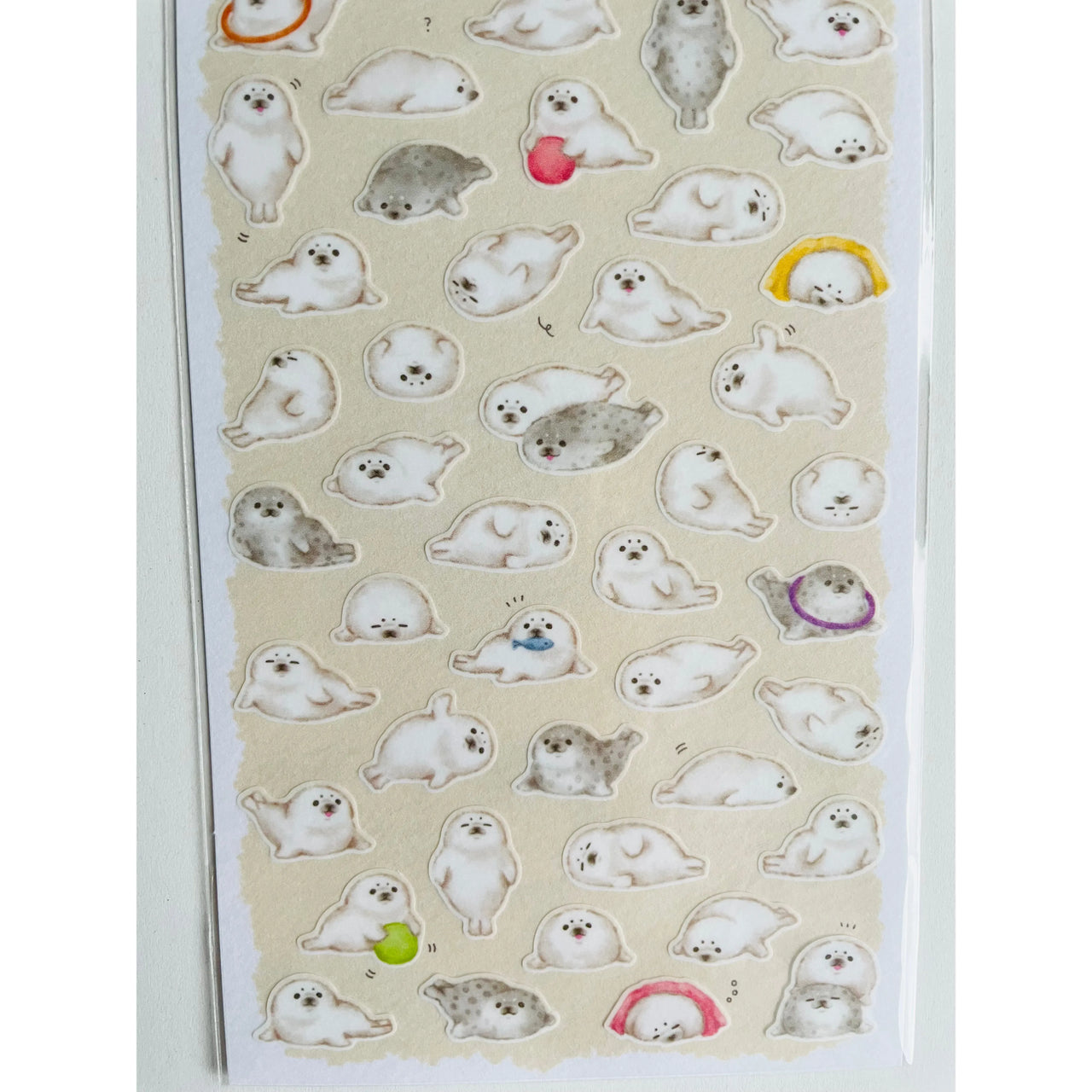 Japan Mind Wave Kawaii Seals Stickers Sheet