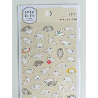Japan Mind Wave Kawaii Seals Stickers Sheet