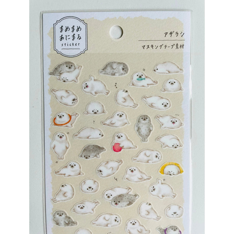 Japan Mind Wave Kawaii Seals Stickers Sheet