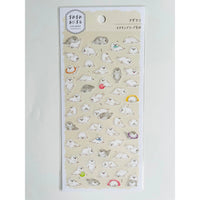 Japan Mind Wave Kawaii Seals Stickers Sheet