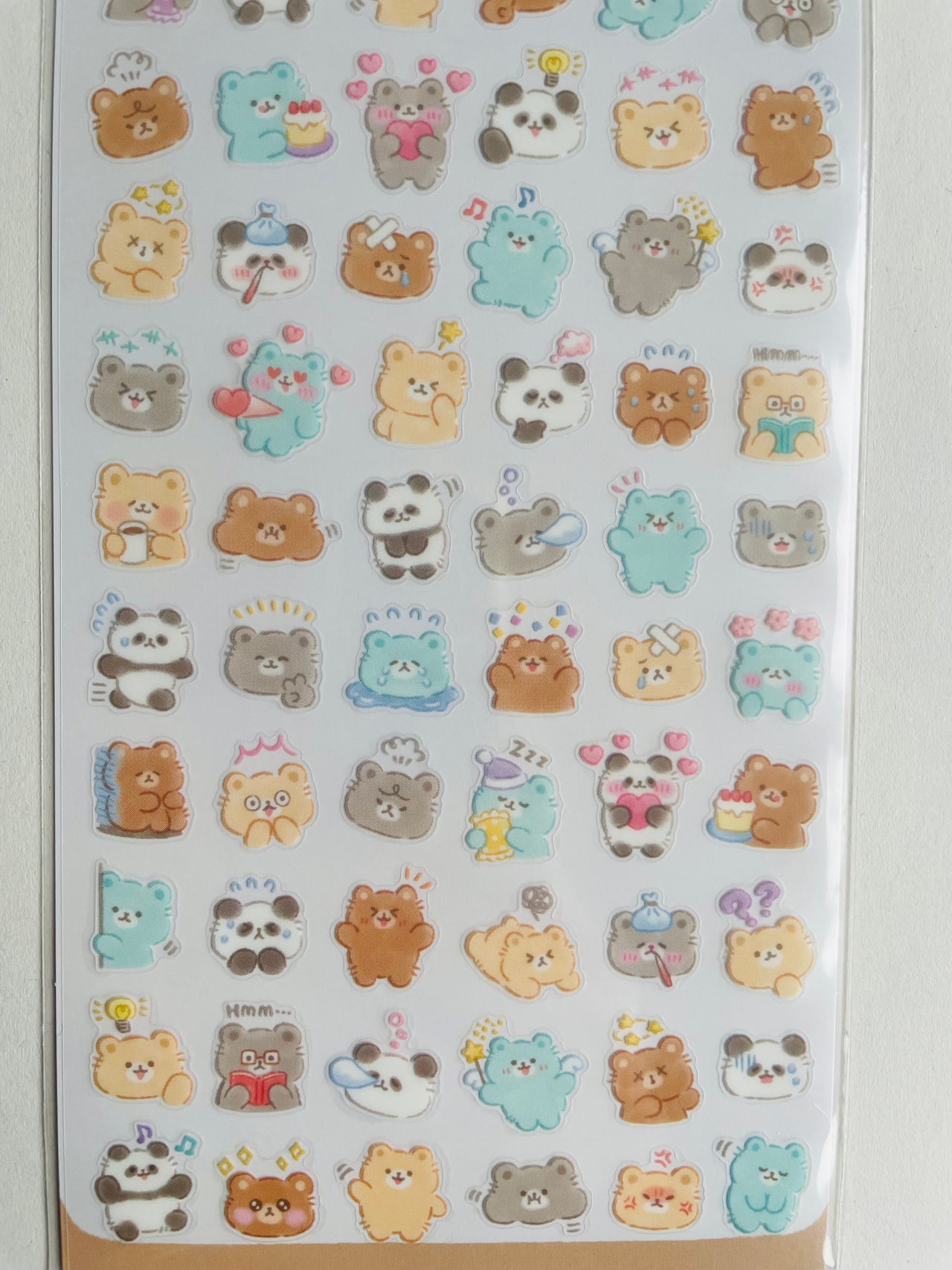 Japan Mind Wave Mood Icon Bear Kawaii Stickers