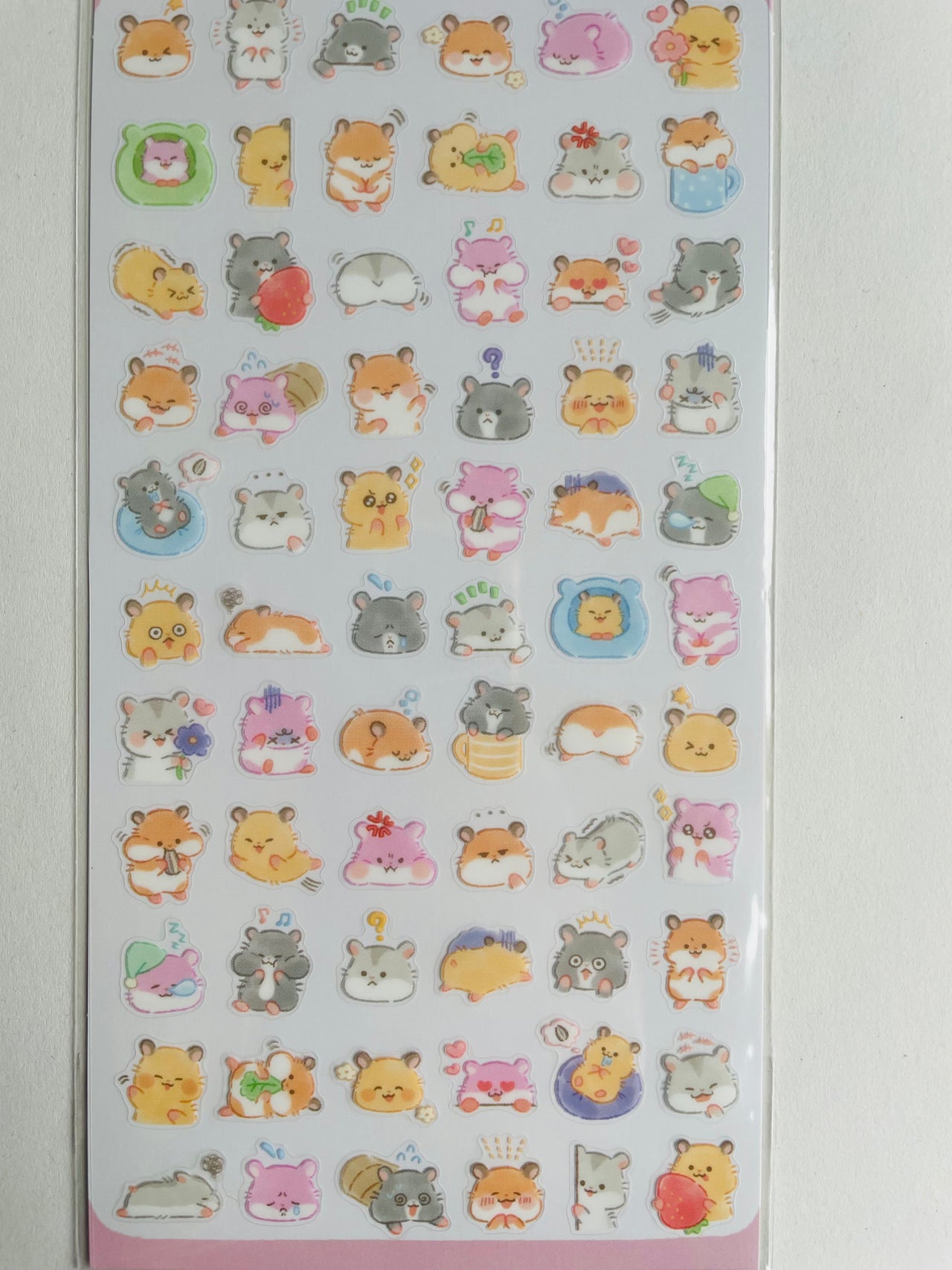 Japan Mind Wave Mood Icon Hamster Kawaii Stickers