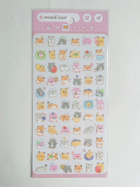 Japan Mind Wave Mood Icon Hamster Kawaii Stickers