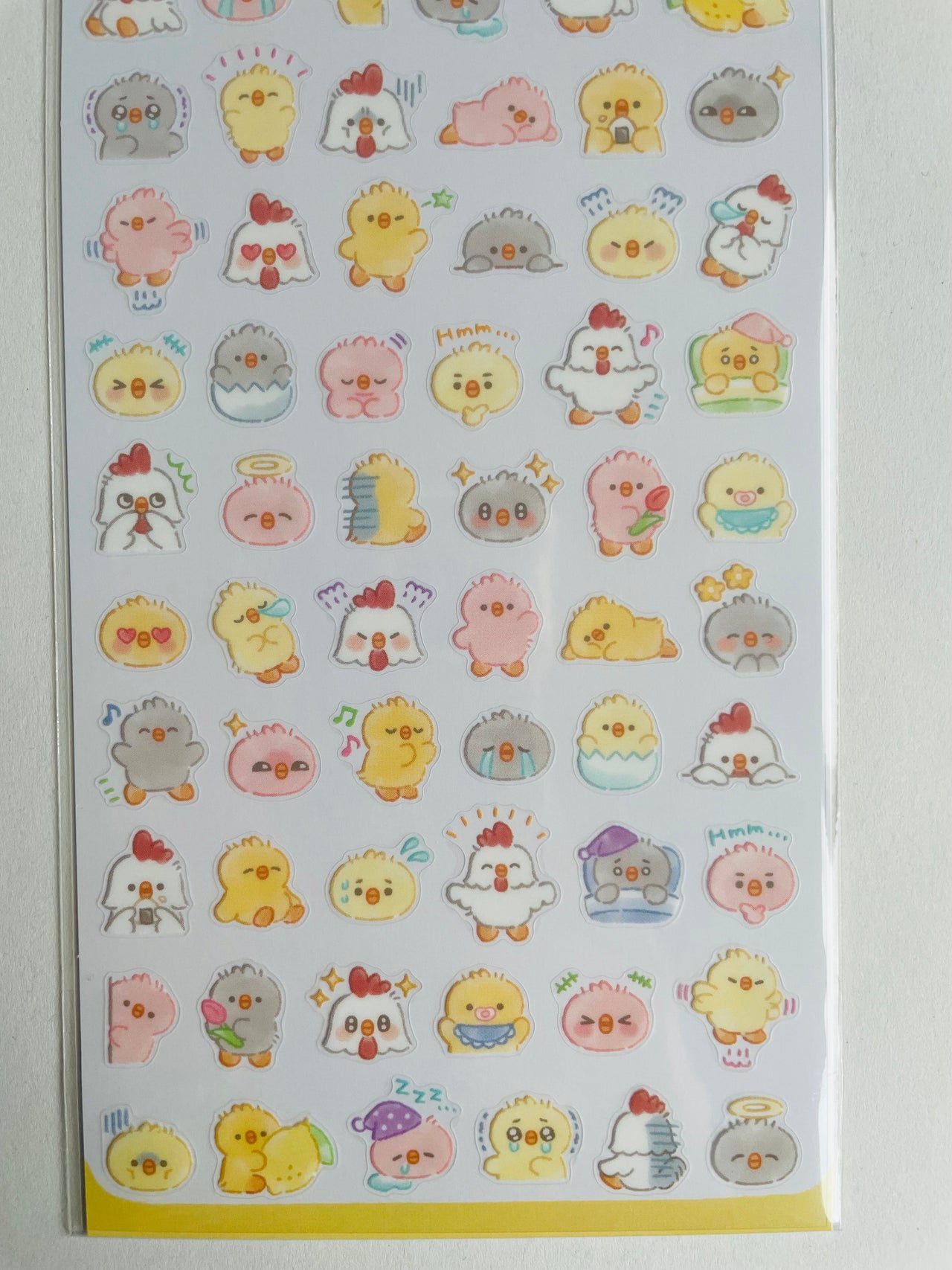 Japan Mind Wave Mood Icons Baby Chicks Kawaii Stickers