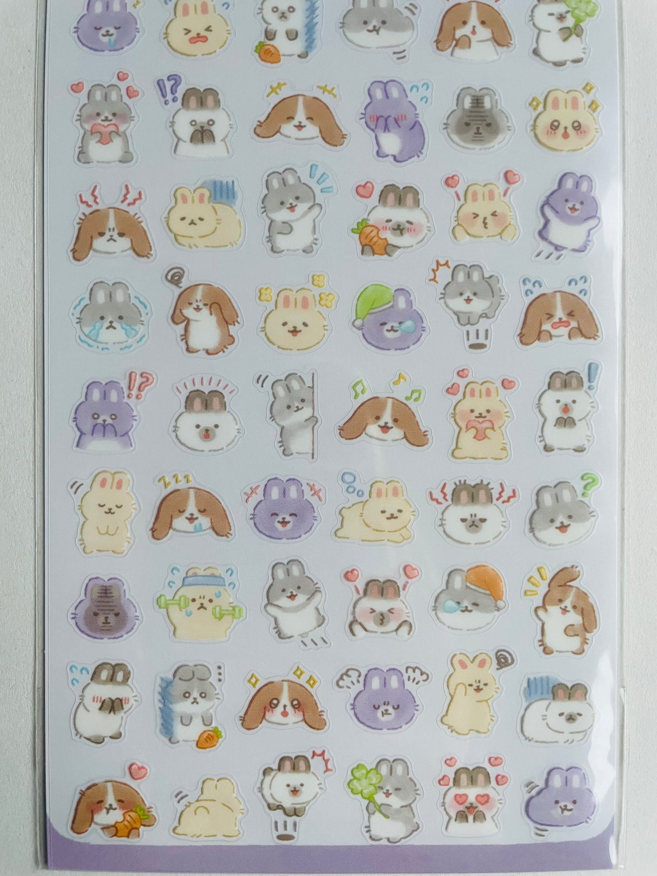 Japan Mind Wave Mood Icons Bunny Rabbit Kawaii Stickers