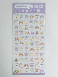 Japan Mind Wave Mood Icons Bunny Rabbit Kawaii Stickers
