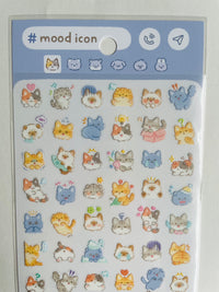 Japan Mind Wave Mood Icons Cat Kawaii Stickers