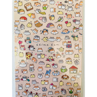 Japan Mind Wave Seals Kawaii Hamsters Stickers Sheet