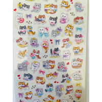 Japan Mind Wave Seals Little Mewny Kawaii Kittens Stickers Sheet