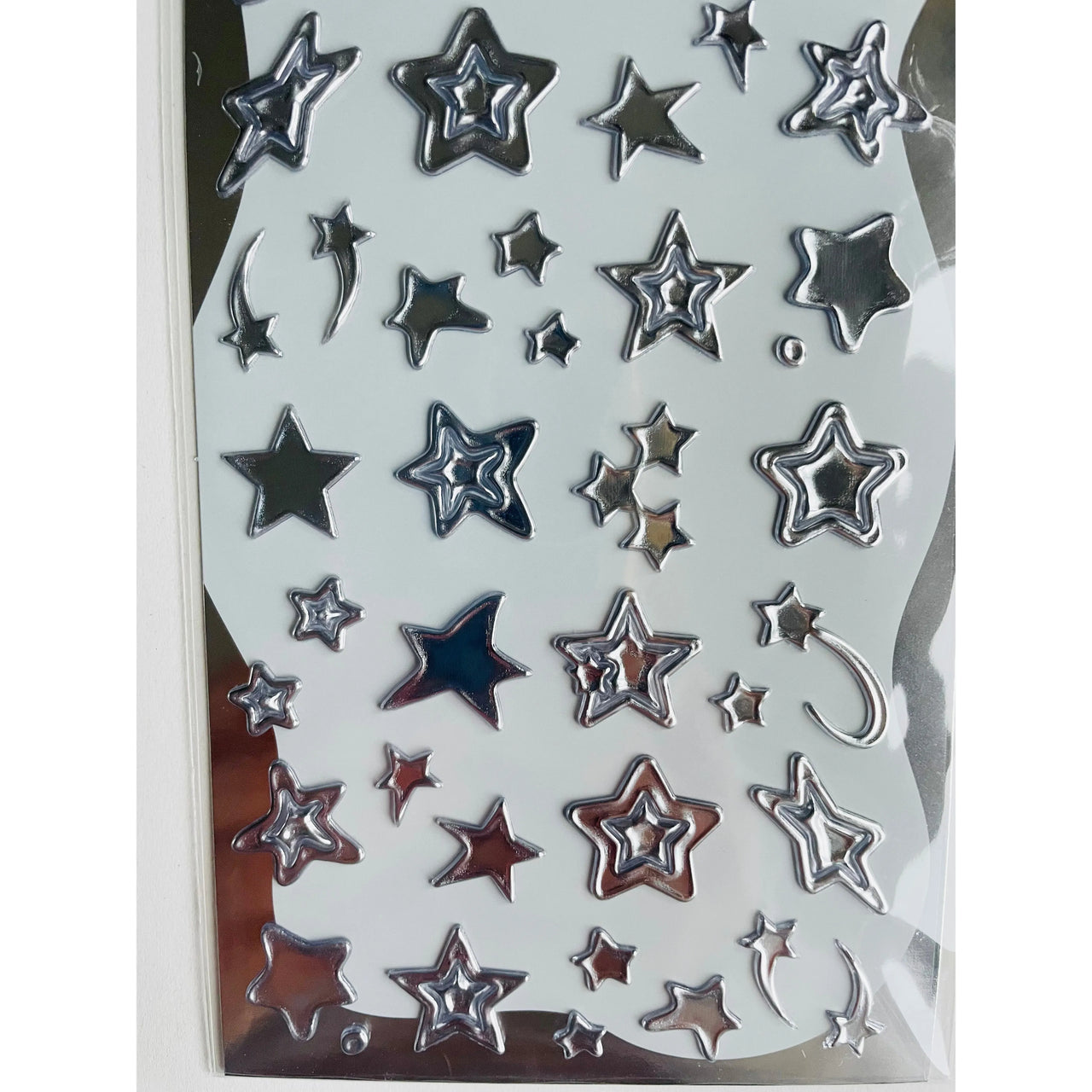 Japan Mind Wave Shiny Metal Stickers - Star