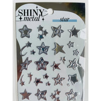 Japan Mind Wave Shiny Metal Stickers - Star