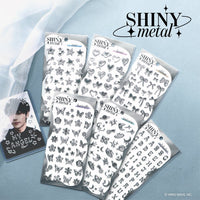 Japan Mind Wave Shiny Metal Stickers - Star