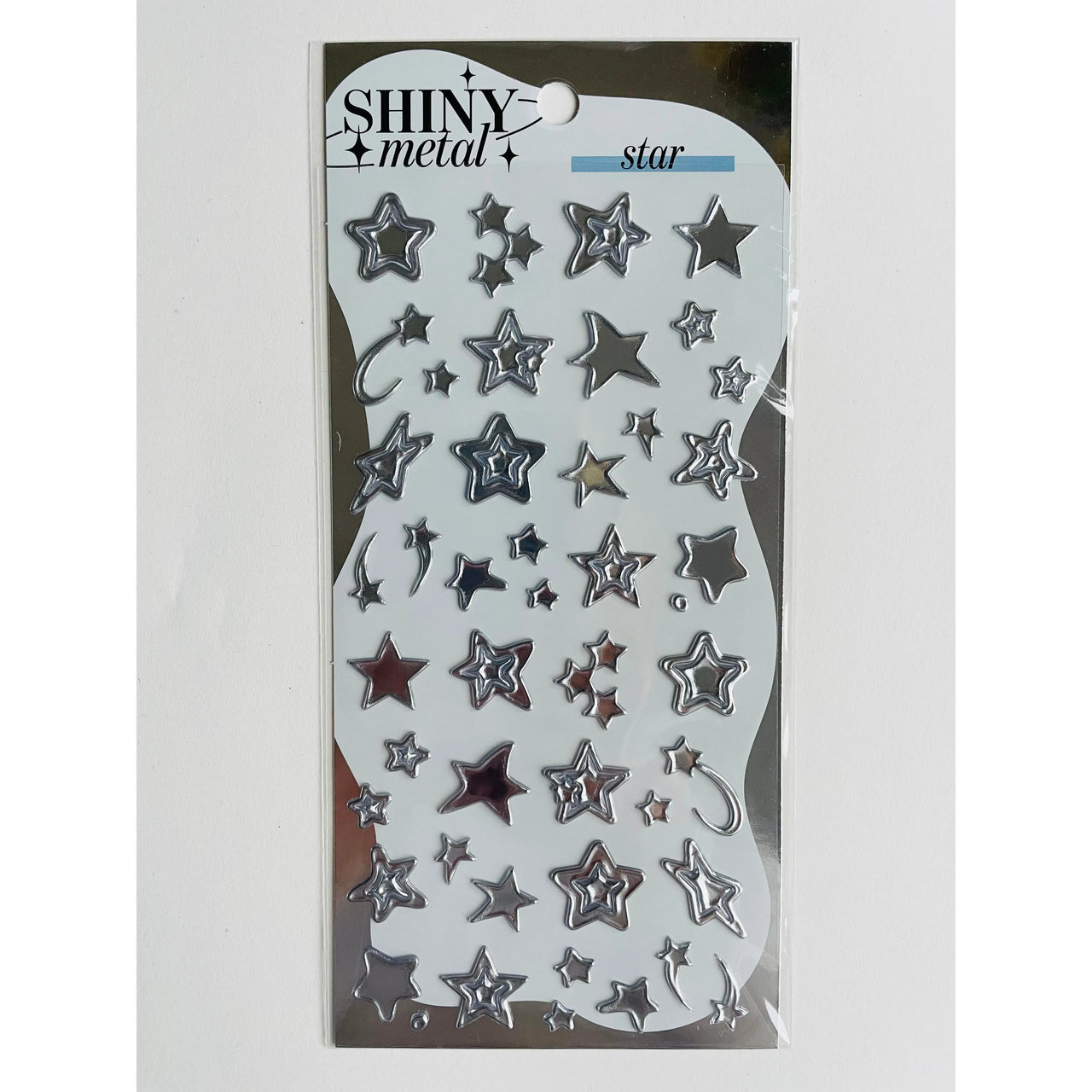 Japan Mind Wave Shiny Metal Stickers - Star