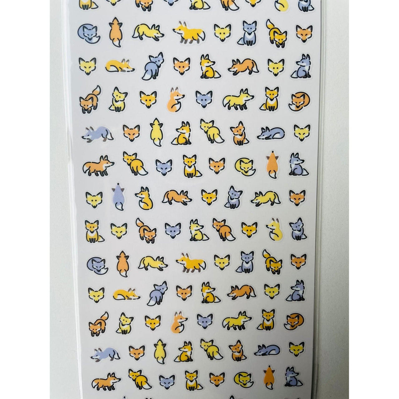 Japan Mind Wave Tiny Tiny We Are Kitsune Kawaii Foxes Stickers Sheet