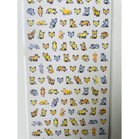 Japan Mind Wave Tiny Tiny We Are Kitsune Kawaii Foxes Stickers Sheet
