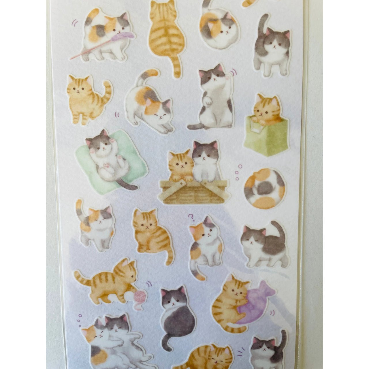 Japan Mind Wave Cherish Stickers Neko Cats - Neko Stationary
