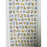Japan Mind Wave Tiny Tiny We Are Kitsune Kawaii Foxes Stickers Sheet - Neko Stationary