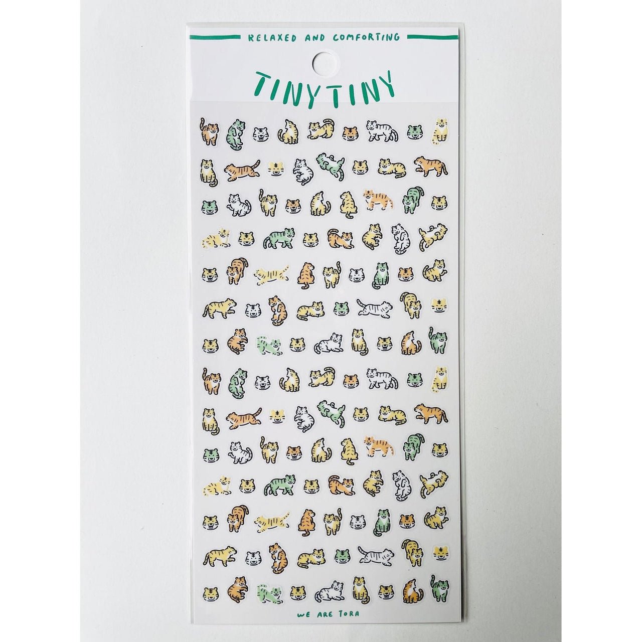 Japan Mind Wave Tiny Tiny We Are Tora Kawaii Tigers Stickers Sheet - Neko Stationary