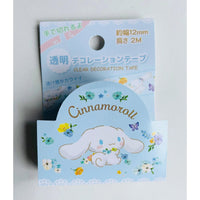 Japan Sanrio Transparent Decoration Washi Tape - Cinnamoroll - Neko Stationary