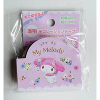 Japan Sanrio Transparent Decoration Washi Tape - My Melody - Neko Stationary