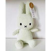 Miffy Corduroy Eco Fresh Mint Plush Bunny 23cm - Neko Stationary