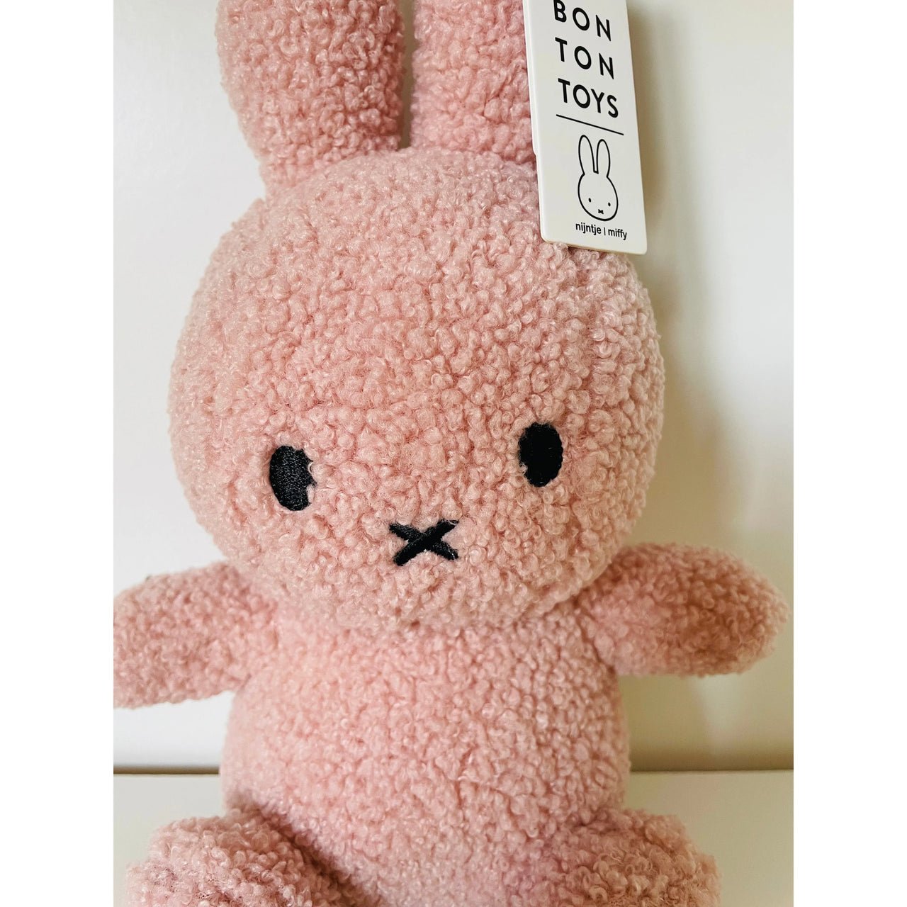 Miffy Tiny Teddy Pink Plush 23cm - 100% Recycled - Neko Stationary